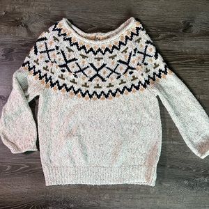 URBAN OUTFITTERS | Ecote | oversized neutral sweater w/ neckline print